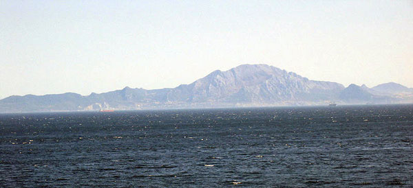 Costa de África desde Punta Europa