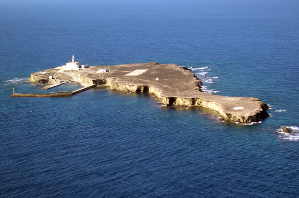 Isla de Alborán desde el E