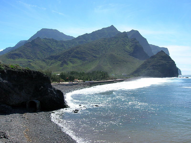 Costa y playa de La Aldea