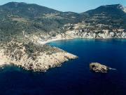 Cala d'Hort  y escollo