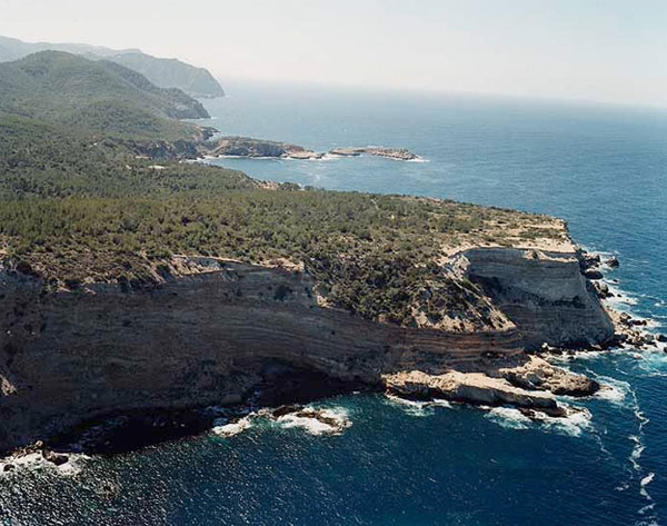 La costa para el S desde Cabo Blanco