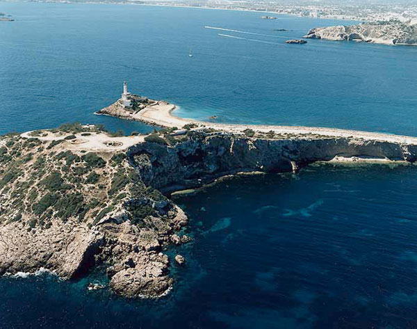 Entrada al puerto de Ibiza