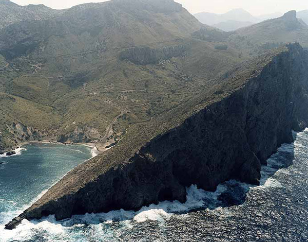 Punta Torina. Poniente de Cala Castell