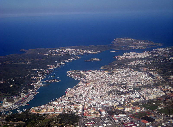 Vista aérea de Mahó