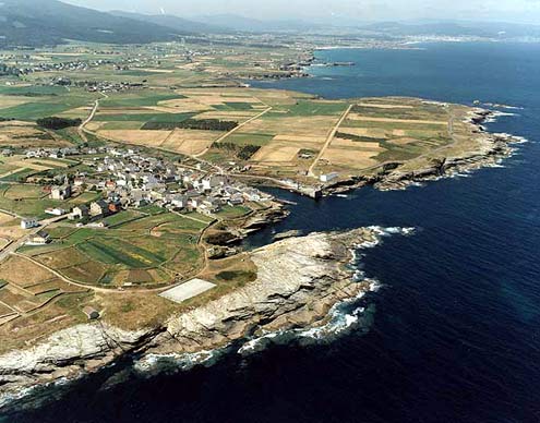 La costa en el puerto de Rinlo