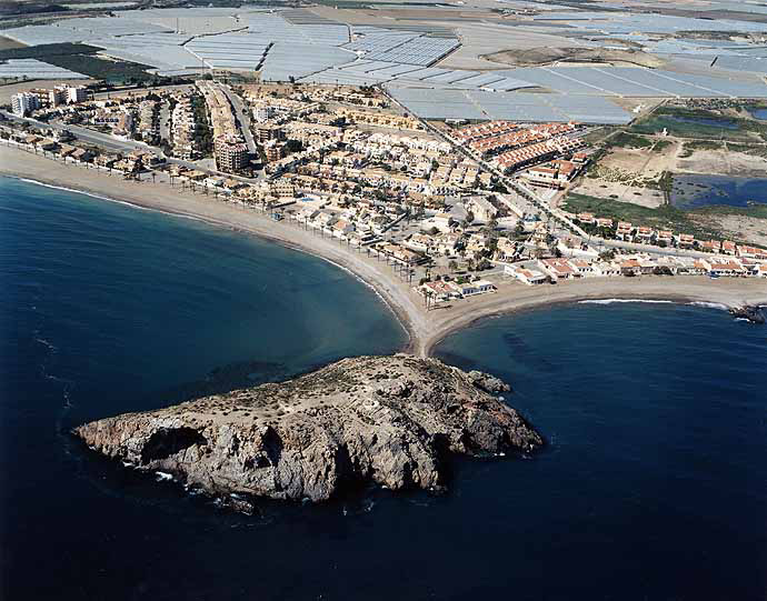 Playa de Nares, Pava de la Rella, Bahía, Hermita e Isla (Mazarrón)