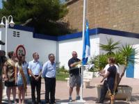 El Puerto Deportivo de Oropesa ha izado hoy su bandera azul que reconoce su calidad medio ambiental