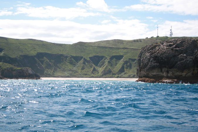 La concha de Torimbia desde el W