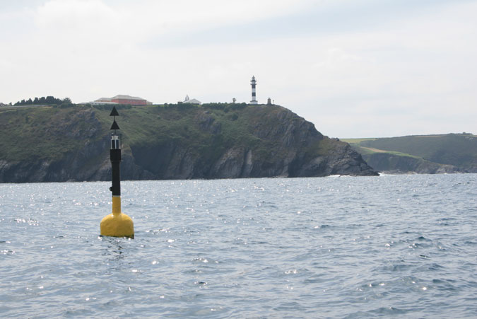 Ría de Navia. Cabo San Agustín y balizamiento