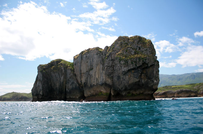 La Ballena desde el mar.