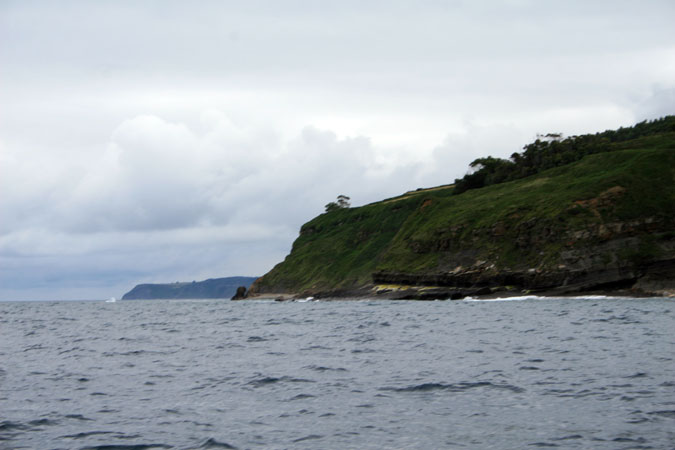 Punta del Olivo desde el E. Al fondo Cabo Lastres