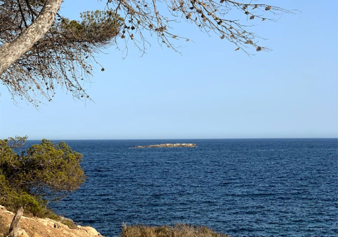 Isla del Sech vista desde tierra