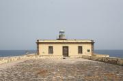 Faro y terraza para recogida de pluviales