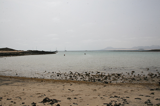 Laguna de la playa de la Concha