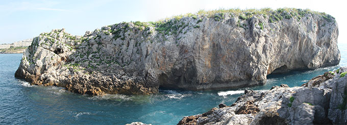 Isla de los Conejois desde tierra