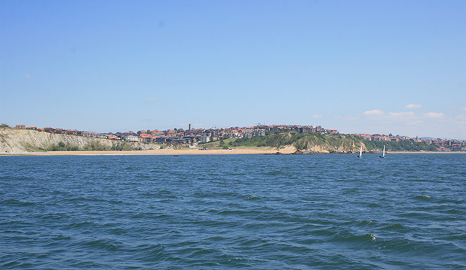 Costa oriental del Abra. Playa de Getxo