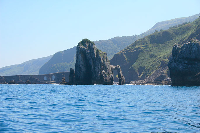 Islotes en el area de Punta Talayape