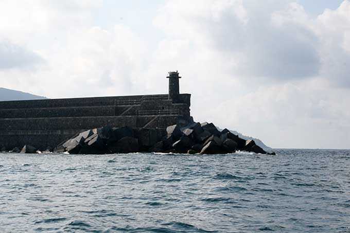 Punta del dique de abrigo de Bermeo