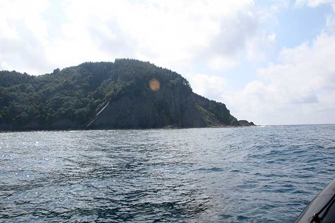 Punta de Ea. Extremo W de la Ensenada de Ogella