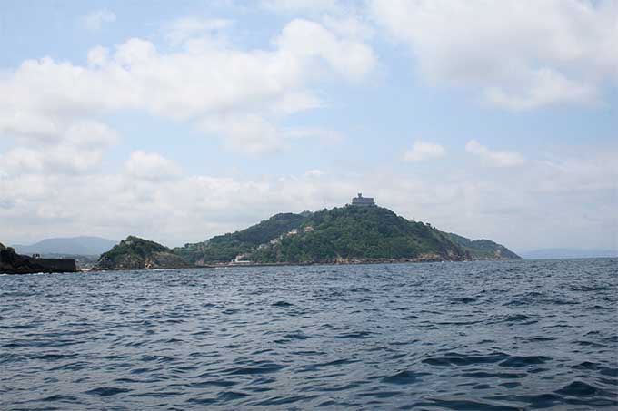 Monte Igueldo desde el NE de Punta Calabaca