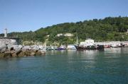 Bocana del puerto pesquero de Hondarribia