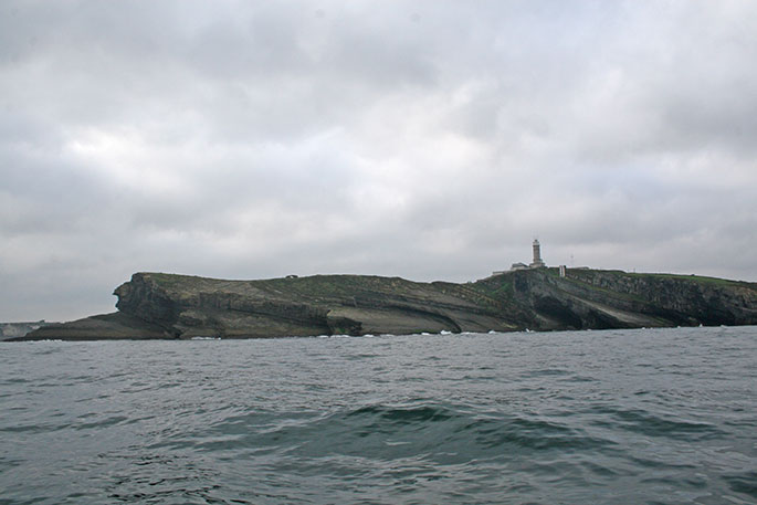 Faro de Cabo Mayor desde el N