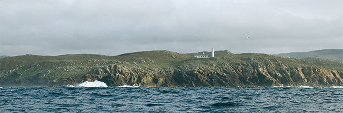 Cabo Touriñán desde el N