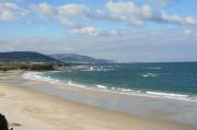 Playa de LLas. Al fondo Burela