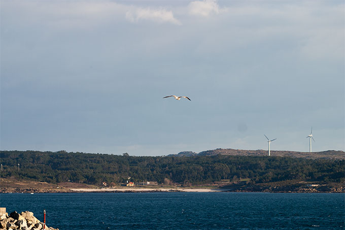 Playa de Lago Norte (Camariñas) desde Muxía