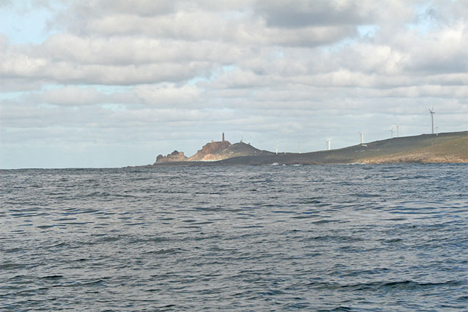 Vilán por la popa. Costa de Camariñas