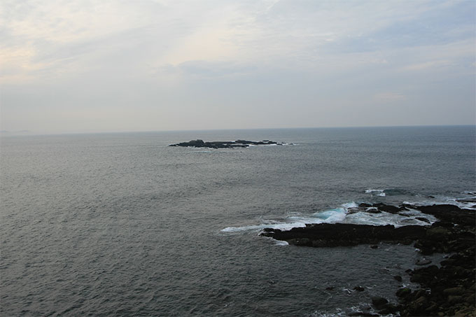 Islotes Neixón desde el faro de Monte Louro