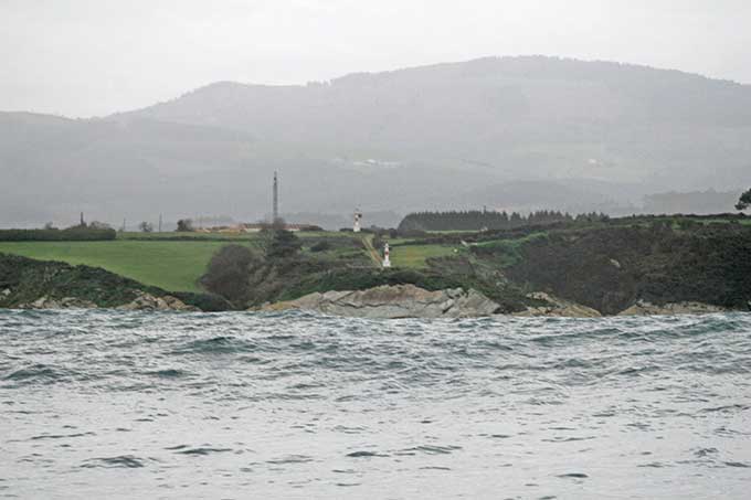 Enfilación de Punta Arroxo