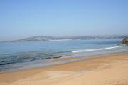 Playa de Ber. Ares al fondo