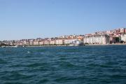 A la derecha RCM Santander- Muelle de Calderóa y a la izquierda El Palacete 