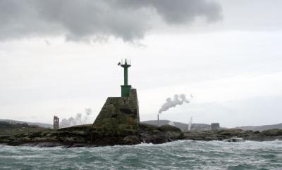 02890 Faro del Islote Ansuela Extremo E. San Cibrao. Lugo. Galicia