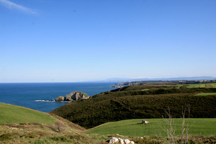 Vista desde Peñas hacia oriente.