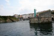 Canal de entrada al puerto de Vega