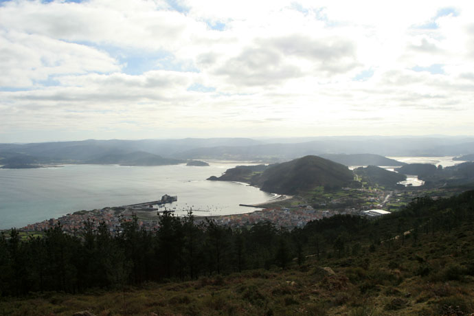 Ría de Ortigueira. En primer plano Cariño