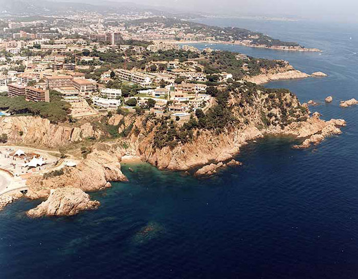 Costa orientel de la Bahía de Sant Feliu de Guixols