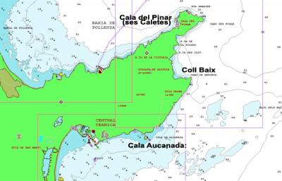 Fondeo sin regular en Calas. De Alcudia a Pollença