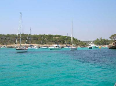 Fondeo sin regular en Calas. De Ses Salines a Porto Petro