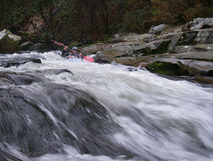 Cauce alto. Aguas bravas