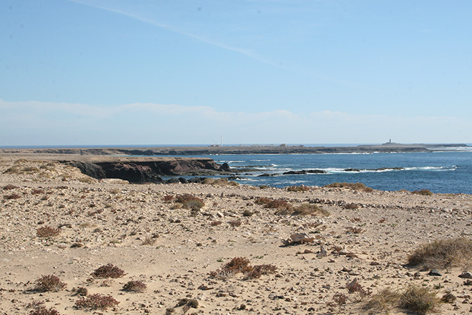 Costa Sur del faro de Jandía desde punta Pesebre