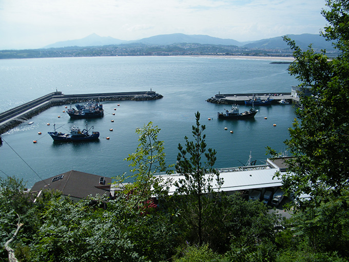 En la carretera desde Higuer a Hondarribia