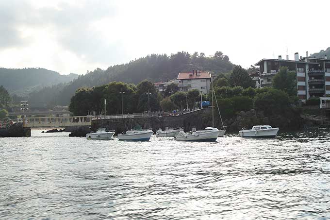 Pequeño fondeadero en Mundaka