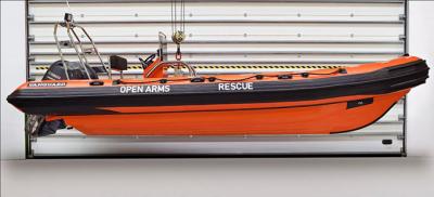 Vanguard entrega una nueva embarcación de rescate a Open Arms