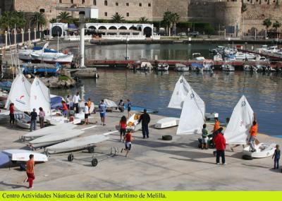 El Real Club Marítimo de Melilla (RCM) ha tenido abiertas las puertas de su Centro de Actividades Náuticas (CAN)