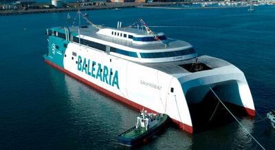 Baleària incorporará en marzo su nuevo catamarán a GNL, Eleanor Roosevelt 
