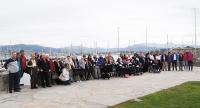 Cerca de un centenar de personas mayores y con discapacidad salen a navegar en el Monte Real Club de Yates con la iniciativa Amar o mar