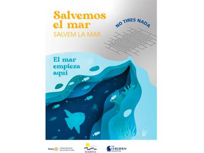 Marina de Dénia se une a la campaña “El mar empieza aquí”